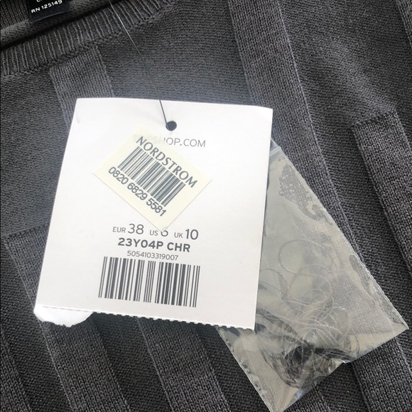 (Sold) TOPSHOP Ribbed Button Long Sleeve Top - Picture 8 of 8